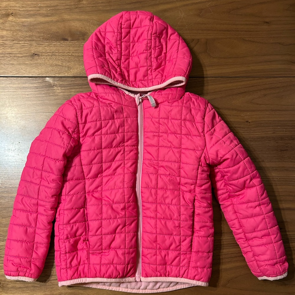 Cat & Jack Pink Puffer Jacket Size 5T